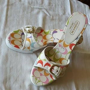 Coach sandals size 10